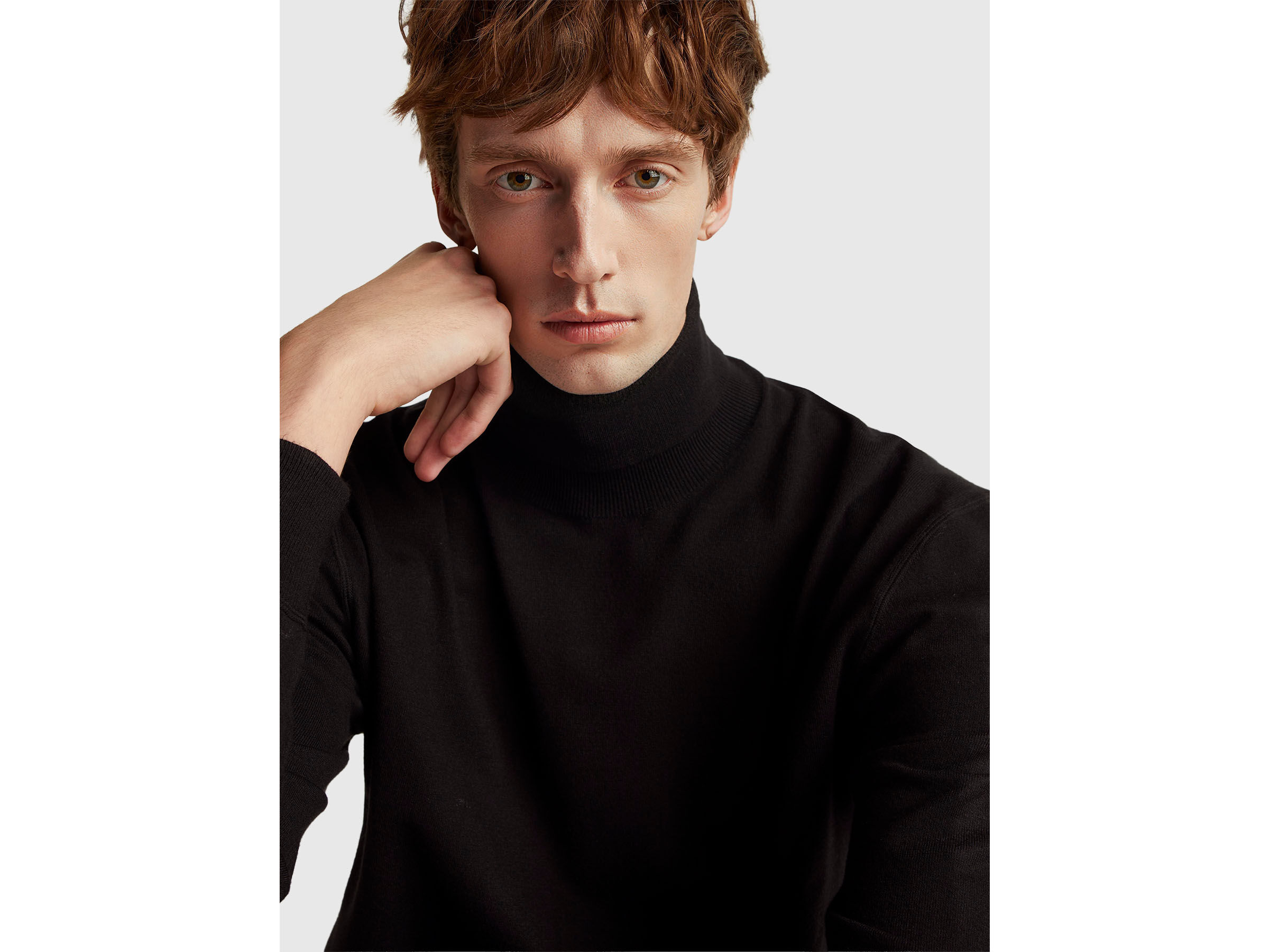 TURTLE NECK SWEATER Men image number 4